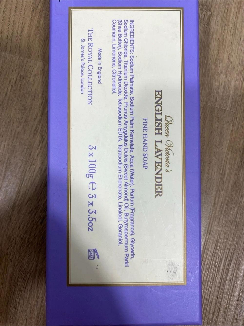 Queen Victoria's English Lavender Fine Hand Soap - White (3-Pack)